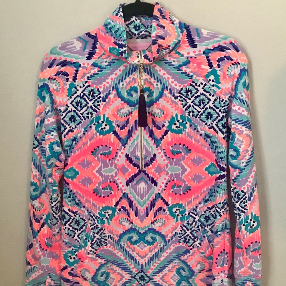 Lilly Pulitzer Quarter Sleeve Zip Up Dress